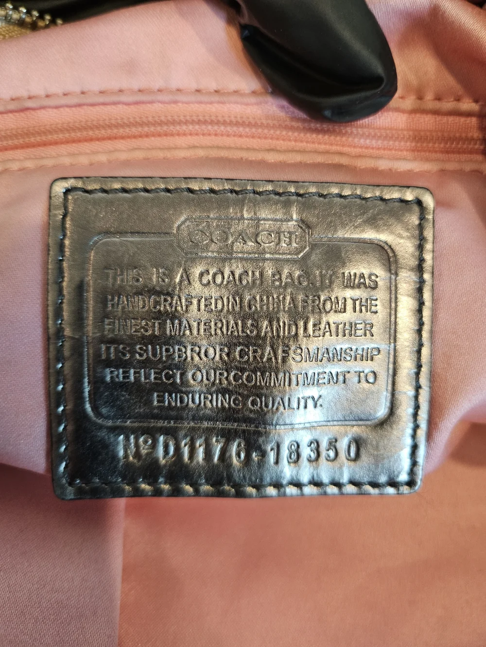 Coach Signature Jacquard Pocket Hobo